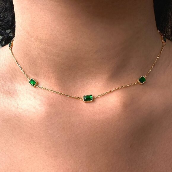 Lūceō Exquisite, 18K gold plated Stainless steel necklace - Picture 2 of 4